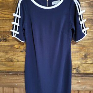 Shelby and Palmer navy blue dress